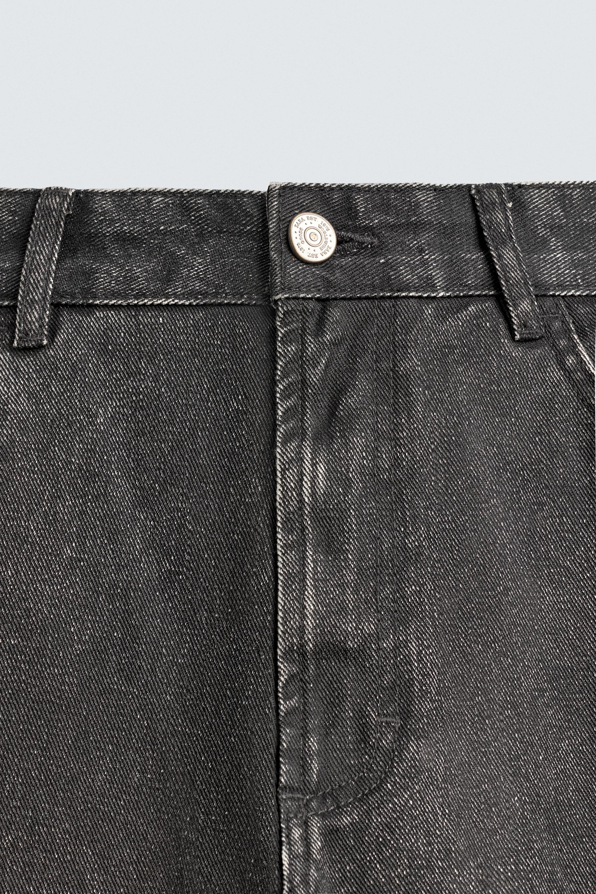 WAXED FINISH PANTS
